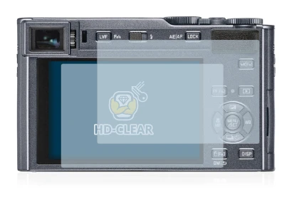 Imagen del dispositivo Leica C-Lux con una amplia variedad de protectores de pantalla.