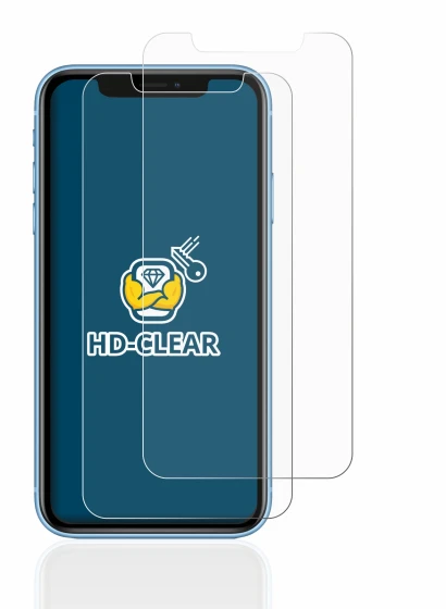 Imagen del dispositivo Apple iPhone XR con una amplia variedad de protectores de pantalla.