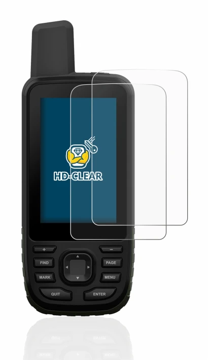 Imagen del dispositivo Garmin GPSMAP 66s con una amplia variedad de protectores de pantalla.