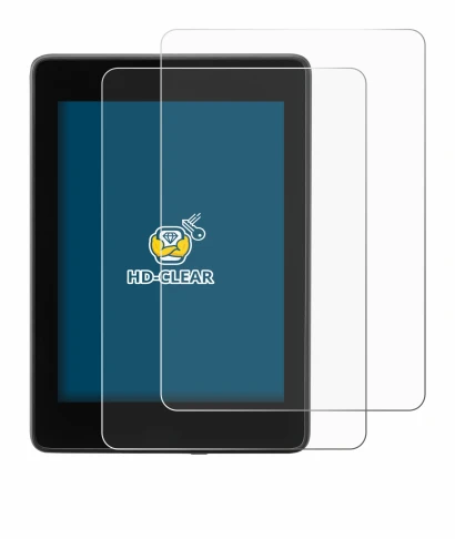 Imagen del dispositivo Amazon Kindle Paperwhite 2018 (10a Gen.) con una amplia variedad de protectores de pantalla.