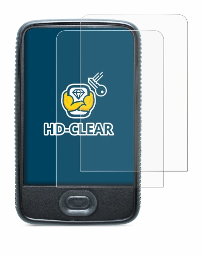 Imagen del dispositivo Dexcom G6 Receiver CGM con una amplia variedad de protectores de pantalla.