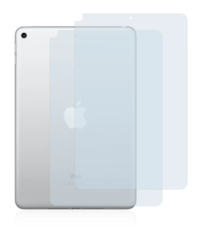 Imagen del dispositivo Apple iPad Mini 5 2019 (Trasero, 5a Gen.) con una amplia variedad de protectores de pantalla.