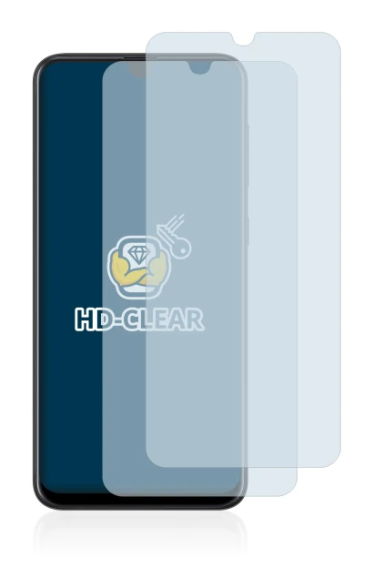 Imagen del dispositivo Samsung Galaxy A20 con una amplia variedad de protectores de pantalla.