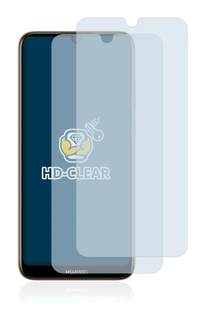 Imagen del dispositivo Huawei Y6 2019 con una amplia variedad de protectores de pantalla.