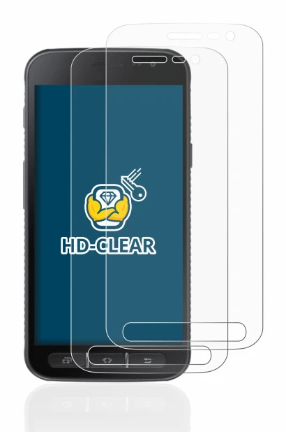 Imagen del dispositivo Samsung Galaxy XCover 4s con una amplia variedad de protectores de pantalla.