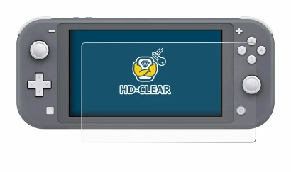 Imagen del dispositivo Nintendo Switch Lite con una amplia variedad de protectores de pantalla.