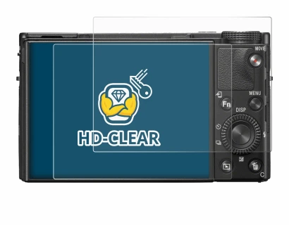 Imagen del dispositivo Sony Cyber-Shot DSC-RX100 VII con una amplia variedad de protectores de pantalla.