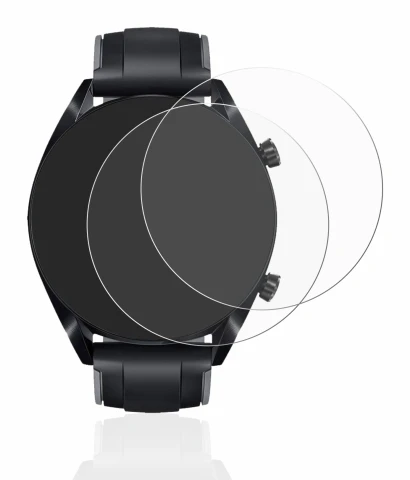 Imagen del dispositivo Huawei Watch GT 2 (46 mm) con una amplia variedad de protectores de pantalla.