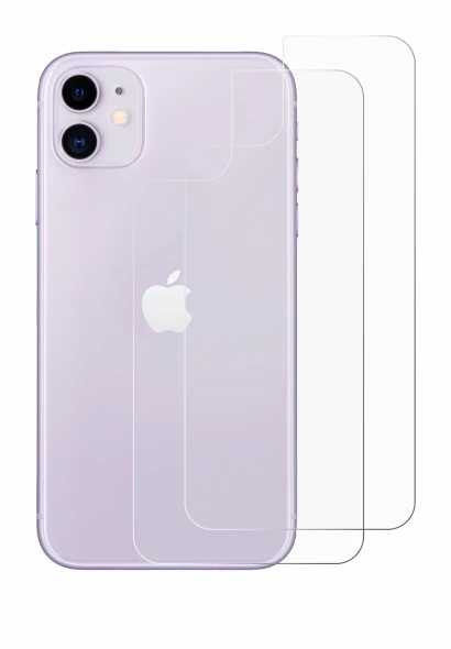 Imagen del dispositivo Apple iPhone 11 (Trasero) con una amplia variedad de protectores de pantalla.