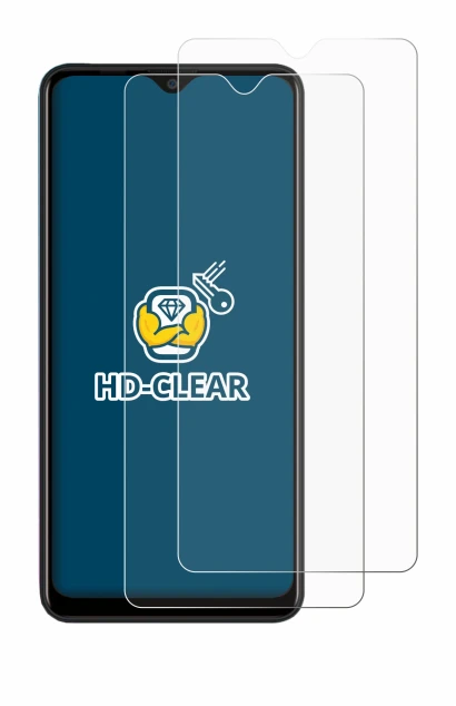 Imagen del dispositivo Blackview A80 Pro con una amplia variedad de protectores de pantalla.