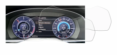 Imagen del dispositivo Volkswagen Passat Active Info Cockpit 12.3" con una amplia variedad de protectores de pantalla.