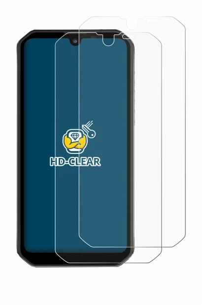 Imagen del dispositivo Blackview BV9900 Pro con una amplia variedad de protectores de pantalla.