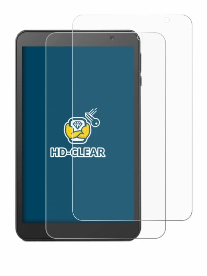 Imagen del dispositivo Vankyo MatrixPad S8 con una amplia variedad de protectores de pantalla.