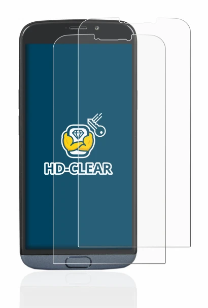 Imagen del dispositivo Doro 8050 con una amplia variedad de protectores de pantalla.