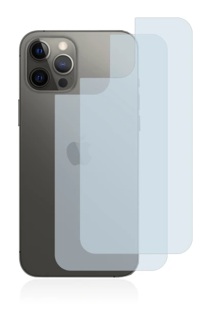 Imagen del dispositivo Apple iPhone 12 Pro Max (Trasero) con una amplia variedad de protectores de pantalla.