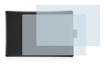 Imagen del dispositivo Wacom One Medium con una amplia variedad de protectores de pantalla.