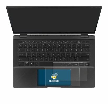 Imagen del dispositivo ASUS ZenBook Flip 14 UX463FA (Touch Trackpad) con una amplia variedad de protectores de pantalla.