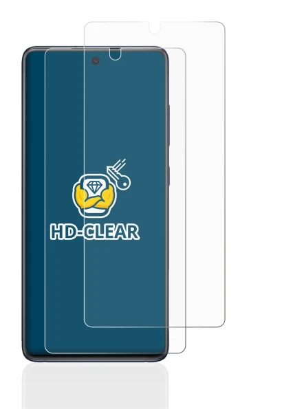 Imagen del dispositivo Samsung Galaxy S20 FE con una amplia variedad de protectores de pantalla.