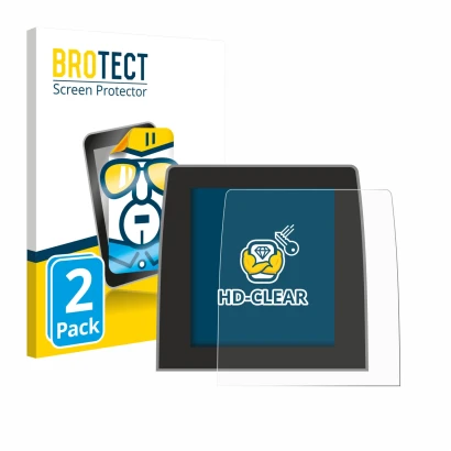 Parte frontal de un envase de producto con el logotipo de la marca BROTECT. Al lado se muestra el dispositivo Renault Captur 2