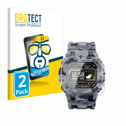 Parte frontal de un envase de producto con el logotipo de la marca BROTECT. Al lado se muestra el dispositivo JAY-tech SWi2 co