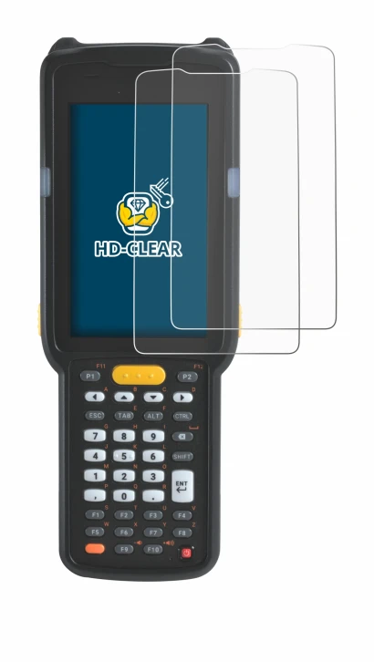 Imagen del dispositivo Zebra MC330L con una amplia variedad de protectores de pantalla.