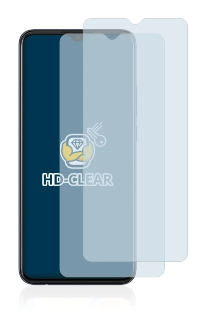 Imagen del dispositivo Oppo A15 con una amplia variedad de protectores de pantalla.