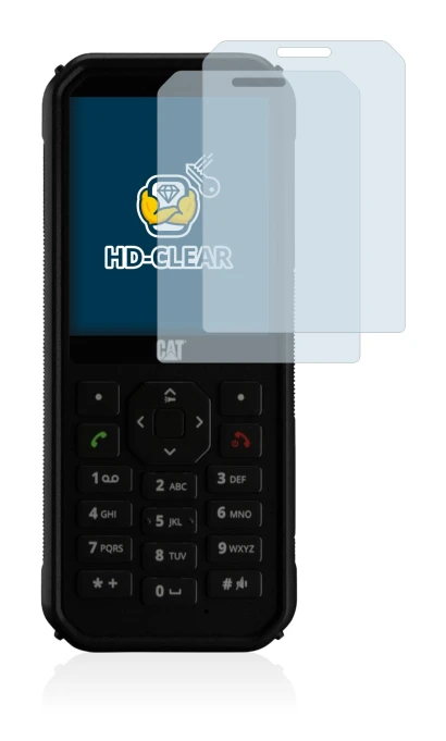 Imagen del dispositivo Caterpillar Cat B40 con una amplia variedad de protectores de pantalla.