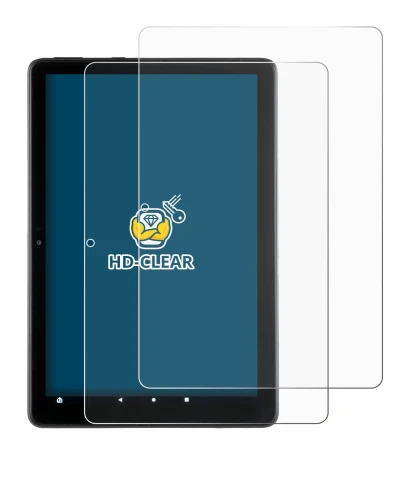 Imagen del dispositivo Amazon Fire HD 10 2021 (11a Gen.) con una amplia variedad de protectores de pantalla.