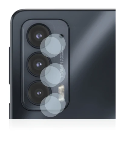 Imagen del dispositivo Motorola Edge 20 (SÓLO Cámara) con una amplia variedad de protectores de pantalla.