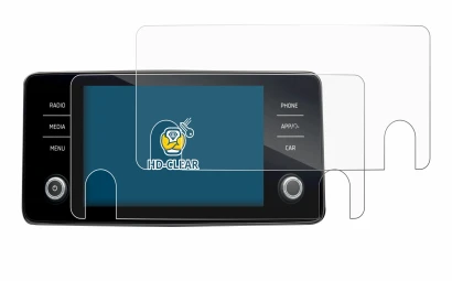 Imagen del dispositivo Skoda Bolero 2020 Infotainment System 8" con una amplia variedad de protectores de pantalla.