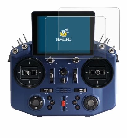 Imagen del dispositivo FrSky Tandem X20S con una amplia variedad de protectores de pantalla.