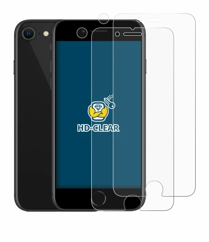 Imagen del dispositivo Apple iPhone SE 2 2020 (Frontal+Cámara) con una amplia variedad de protectores de pantalla.