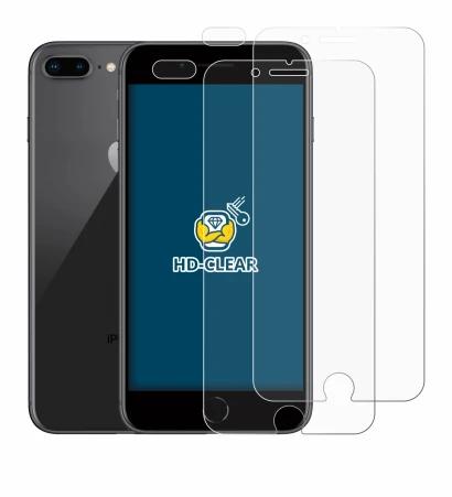 Imagen del dispositivo Apple iPhone 8 Plus (Frontal+Cámara) con una amplia variedad de protectores de pantalla.