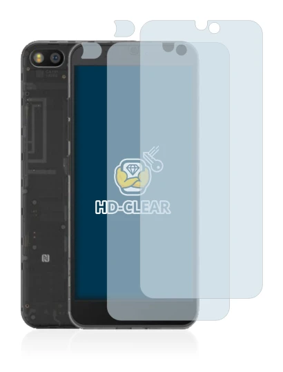 Imagen del dispositivo Fairphone 3 (Frontal+Cámara) con una amplia variedad de protectores de pantalla.