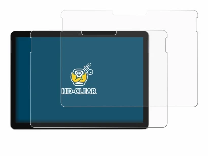 Imagen del dispositivo Microsoft Surface Go 3 con una amplia variedad de protectores de pantalla.