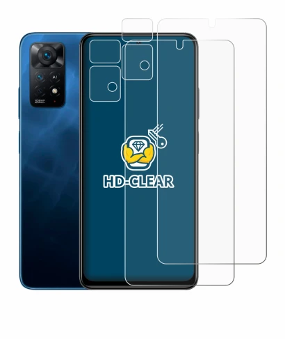 Imagen del dispositivo Xiaomi Redmi Note 11 Pro 5G (Frontal+Cámara) con una amplia variedad de protectores de pantalla.