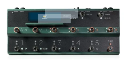Imagen del dispositivo Kemper Profiler Remote con una amplia variedad de protectores de pantalla.