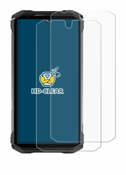 Imagen del dispositivo Doogee S98 con una amplia variedad de protectores de pantalla.