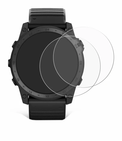Imagen del dispositivo Garmin Tactix 7 Pro Ballistics con una amplia variedad de protectores de pantalla.