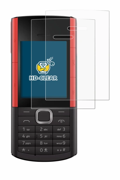 Imagen del dispositivo Nokia 5710 XA con una amplia variedad de protectores de pantalla.