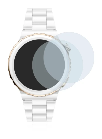 Imagen del dispositivo Huawei Watch GT 3 Pro Ceramic (43mm) con una amplia variedad de protectores de pantalla.