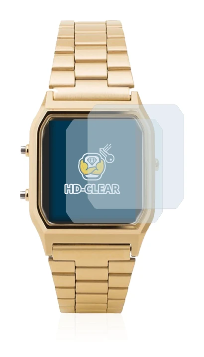 Imagen del dispositivo Casio AQ-230GA con una amplia variedad de protectores de pantalla.