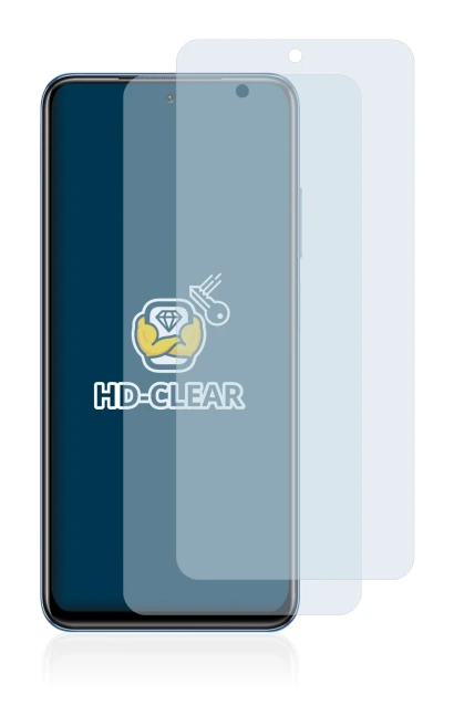 Imagen del dispositivo Xiaomi Poco M5s con una amplia variedad de protectores de pantalla.