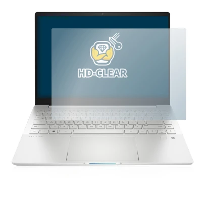 Imagen del dispositivo HP Pavilion Plus 14-eh con una amplia variedad de protectores de pantalla.