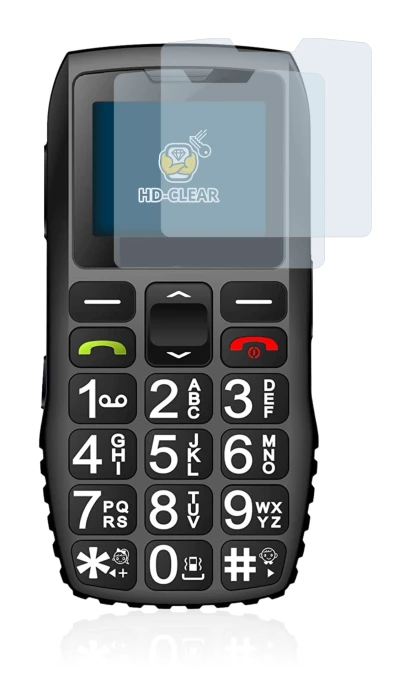 Imagen del dispositivo artfone C1 Plus con una amplia variedad de protectores de pantalla.