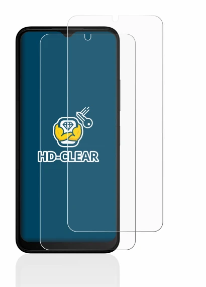 Imagen del dispositivo Nokia C22 con una amplia variedad de protectores de pantalla.