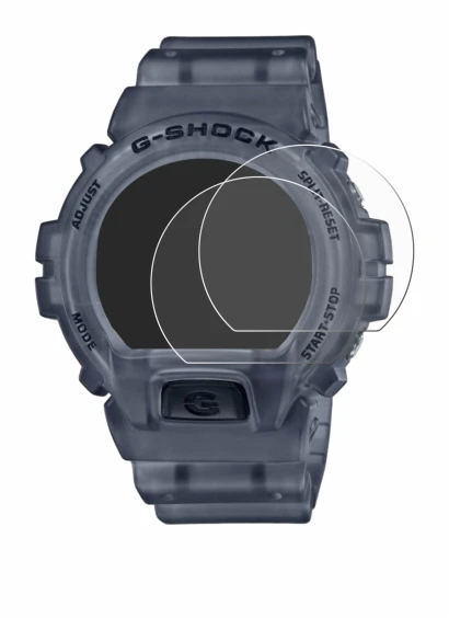 Imagen del dispositivo Casio G-Shock DW-6900 con una amplia variedad de protectores de pantalla.