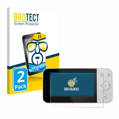 Parte frontal de un envase de producto con el logotipo de la marca BROTECT. Al lado se muestra el dispositivo Philips Avent Co