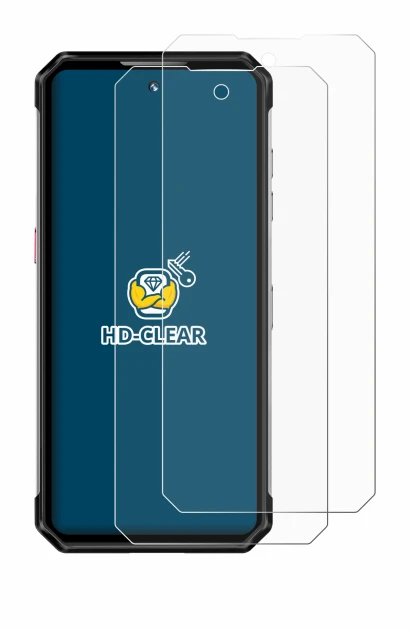 Imagen del dispositivo Oukitel WP21 con una amplia variedad de protectores de pantalla.