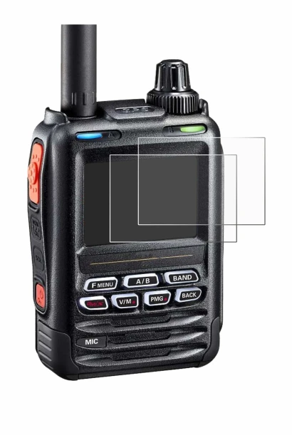 Imagen del dispositivo Yaesu FT-5DE/DR con una amplia variedad de protectores de pantalla.